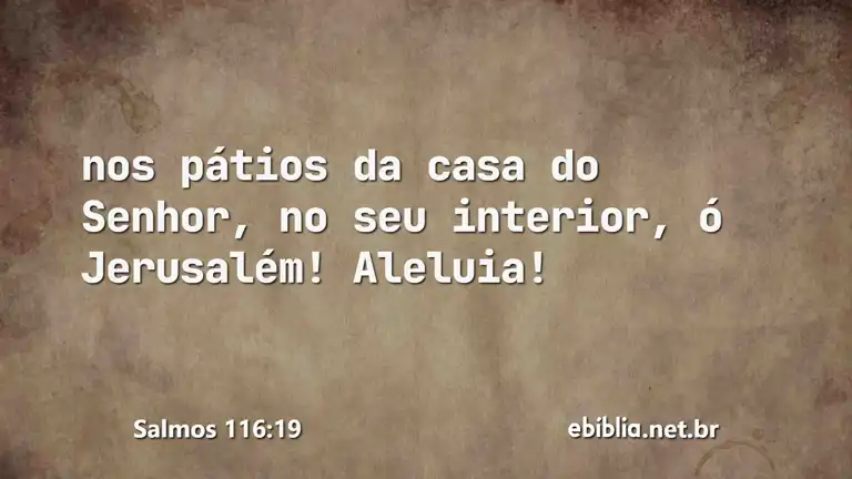 Salmos 116:19