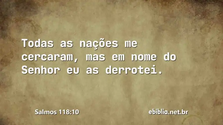 Salmos 118:10