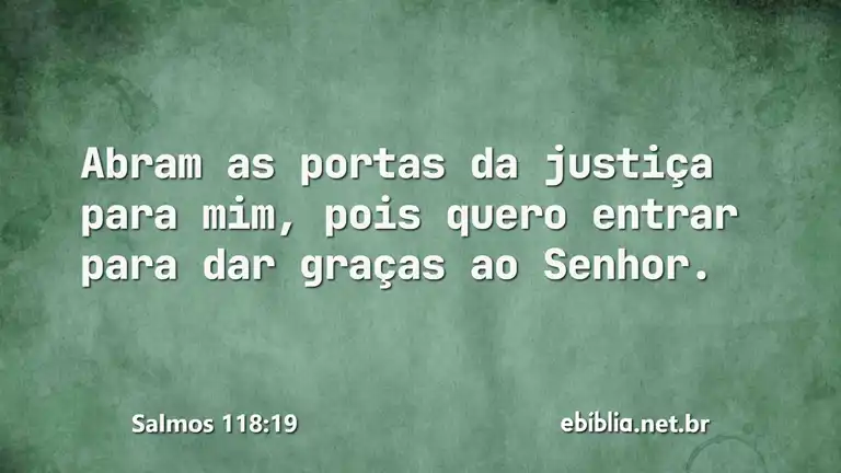 Salmos 118:19