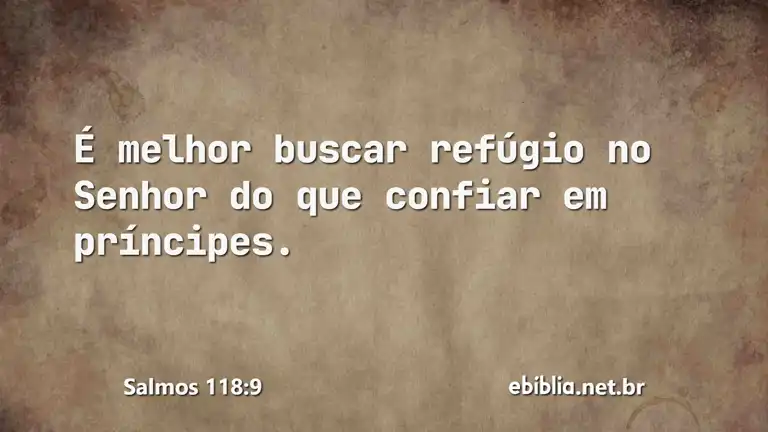 Salmos 118:9