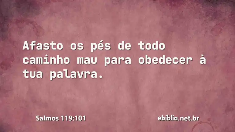 Salmos 119:101