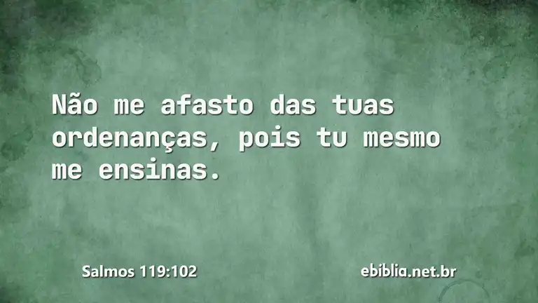 Salmos 119:102