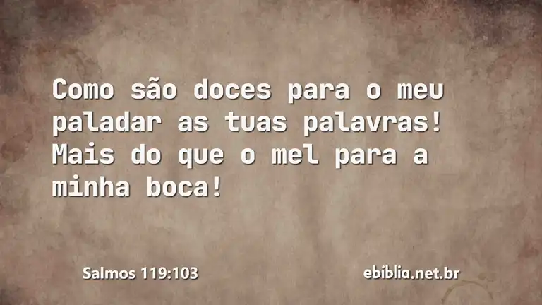 Salmos 119:103