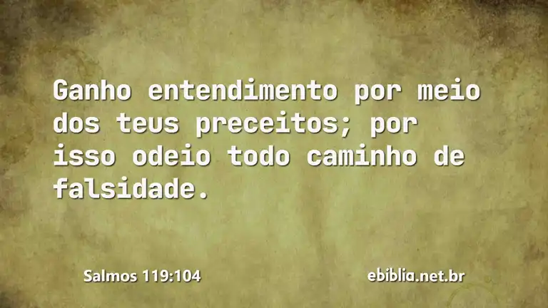 Salmos 119:104