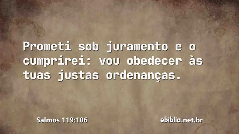 Salmos 119:106