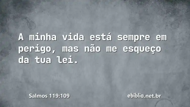 Salmos 119:109