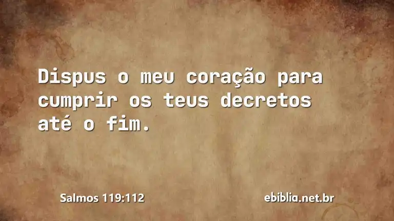 Salmos 119:112