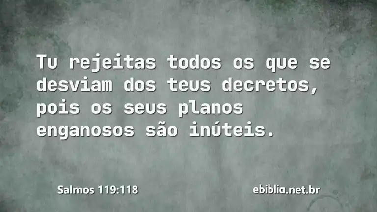 Salmos 119:118