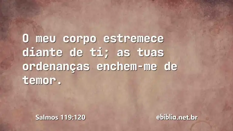 Salmos 119:120