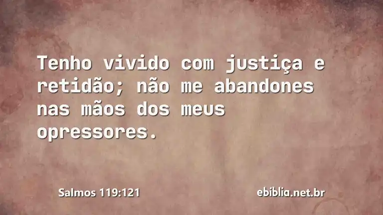 Salmos 119:121