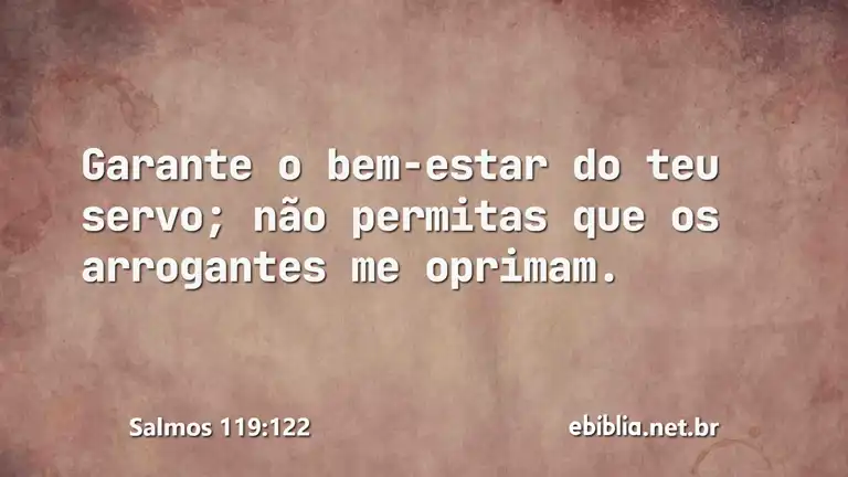 Salmos 119:122