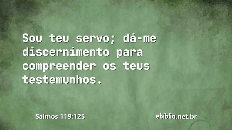 Salmos 119:125