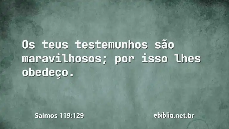 Salmos 119:129