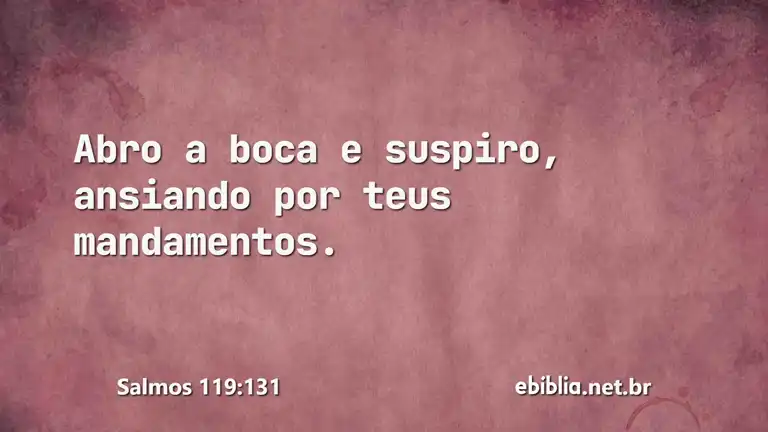 Salmos 119:131