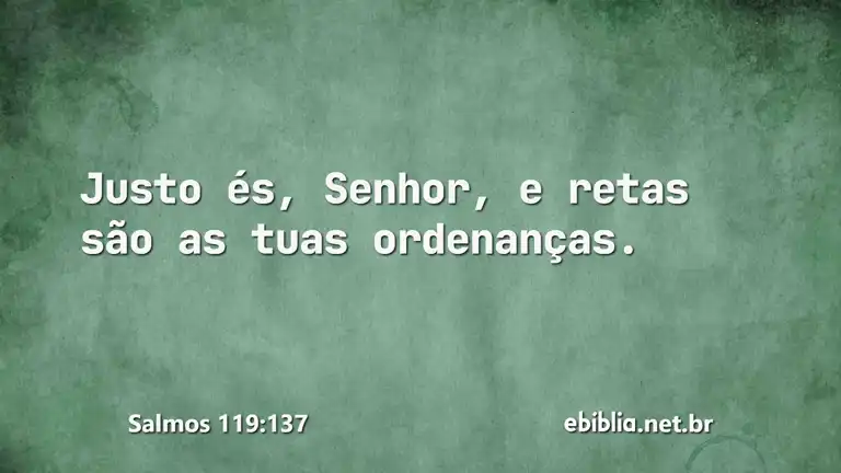 Salmos 119:137