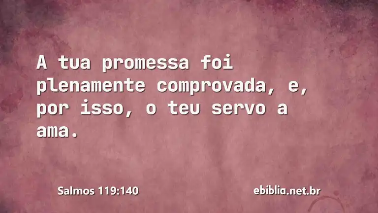 Salmos 119:140