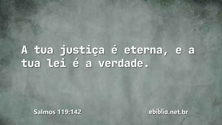 Salmos 119:142