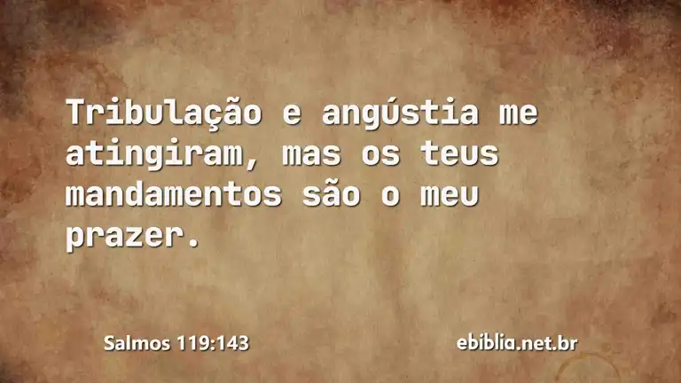 Salmos 119:143