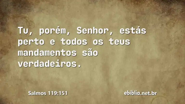 Salmos 119:151