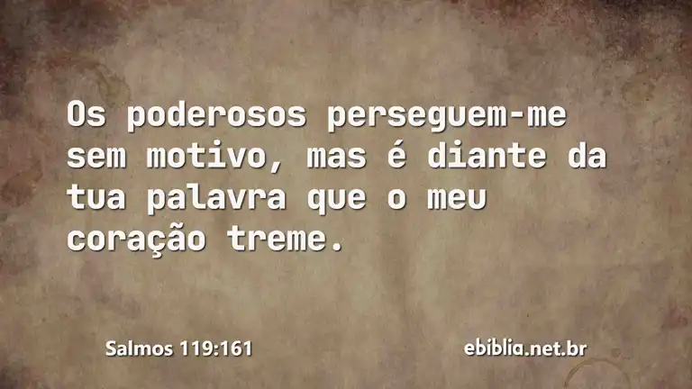 Salmos 119:161