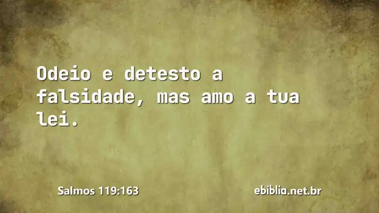 Salmos 119:163