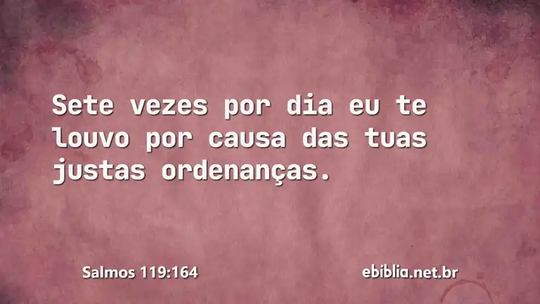 Salmos 119:164