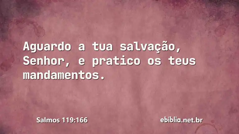 Salmos 119:166