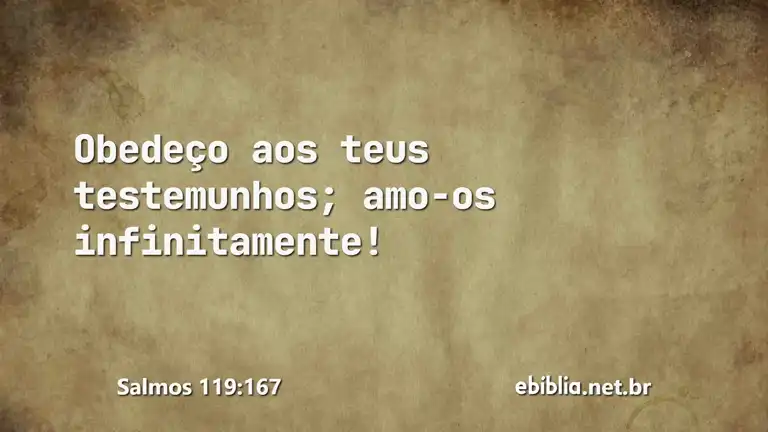 Salmos 119:167