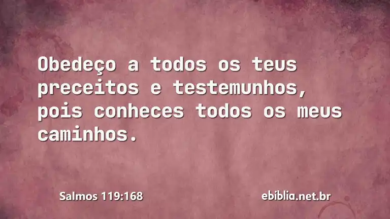 Salmos 119:168