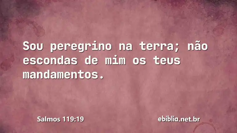 Salmos 119:19