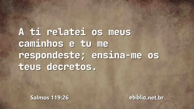 Salmos 119:26