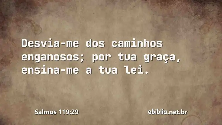 Salmos 119:29