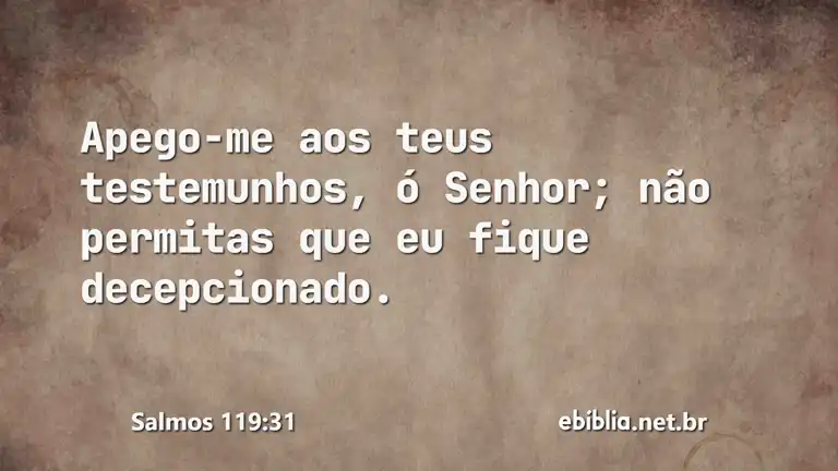 Salmos 119:31