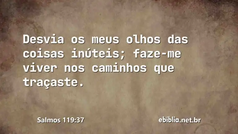 Salmos 119:37