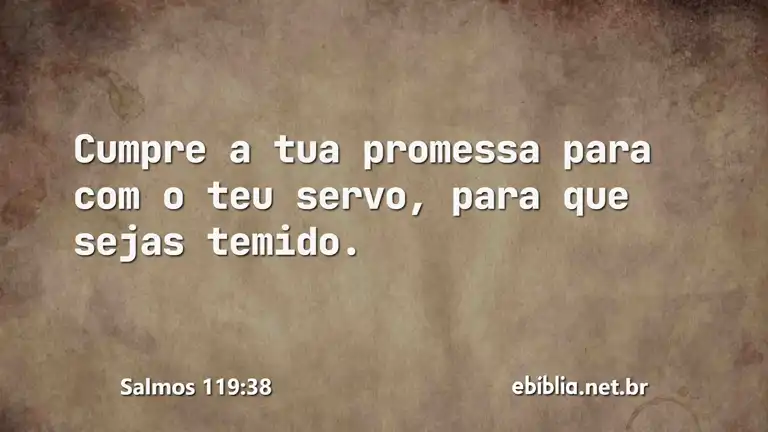 Salmos 119:38