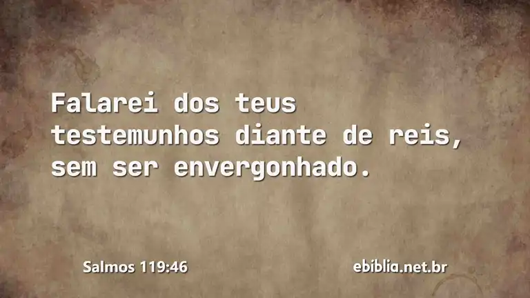 Salmos 119:46