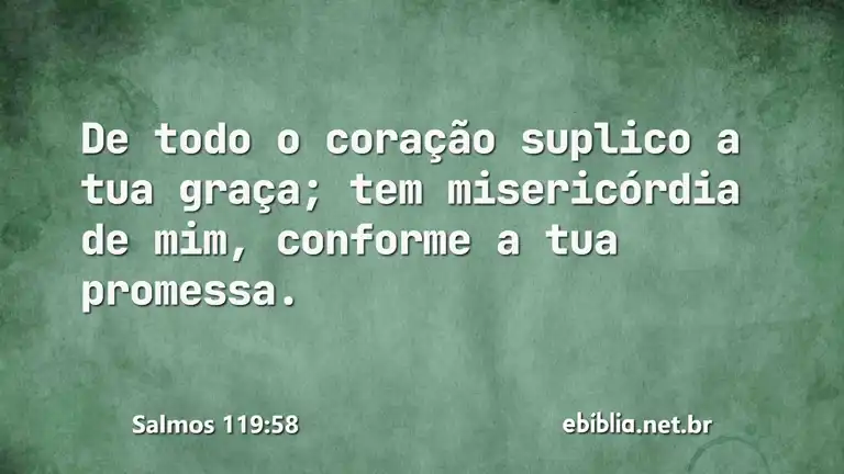 Salmos 119:58