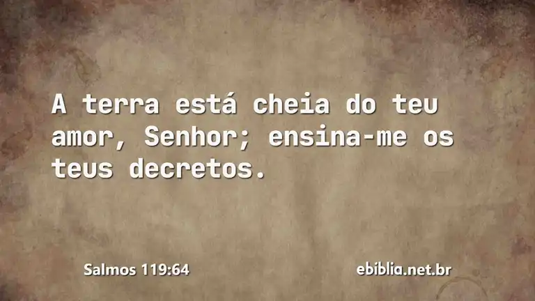 Salmos 119:64