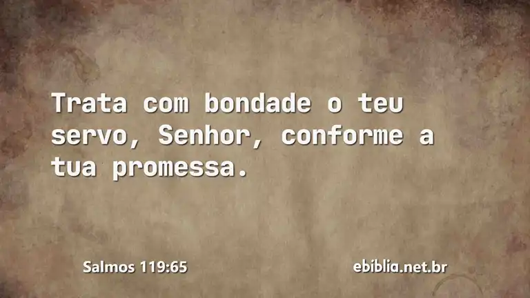 Salmos 119:65