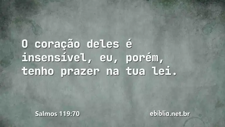 Salmos 119:70