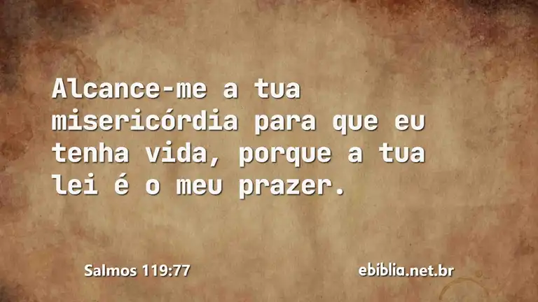 Salmos 119:77