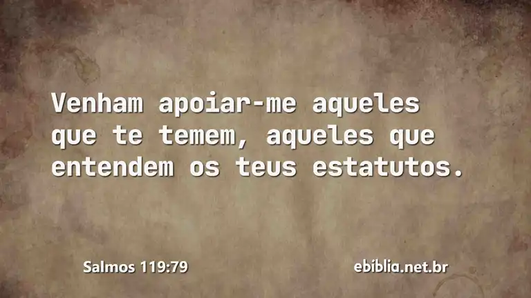 Salmos 119:79