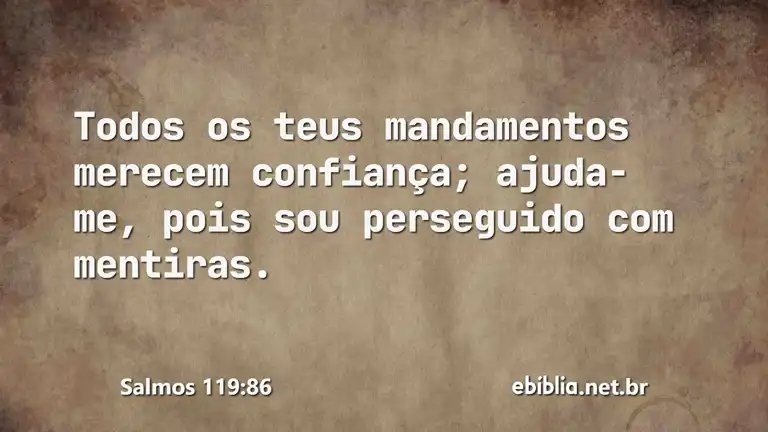 Salmos 119:86