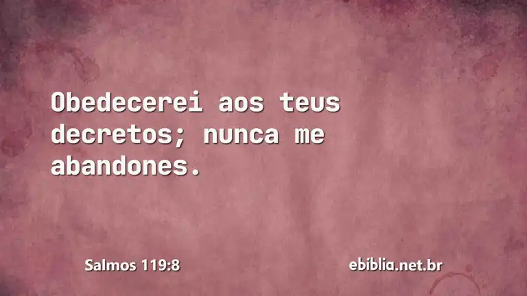 Salmos 119:8