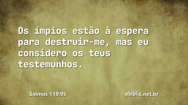 Salmos 119:95