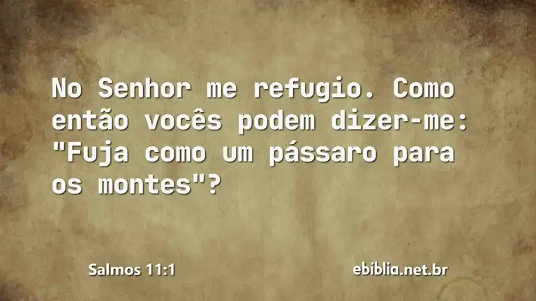 Salmos 11:1