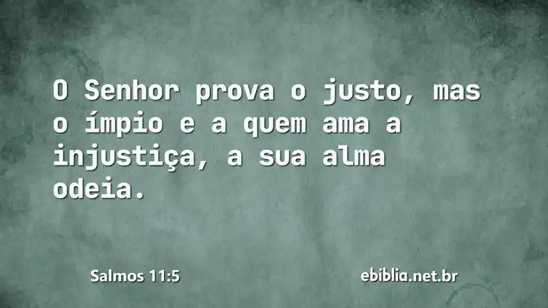 Salmos 11:5