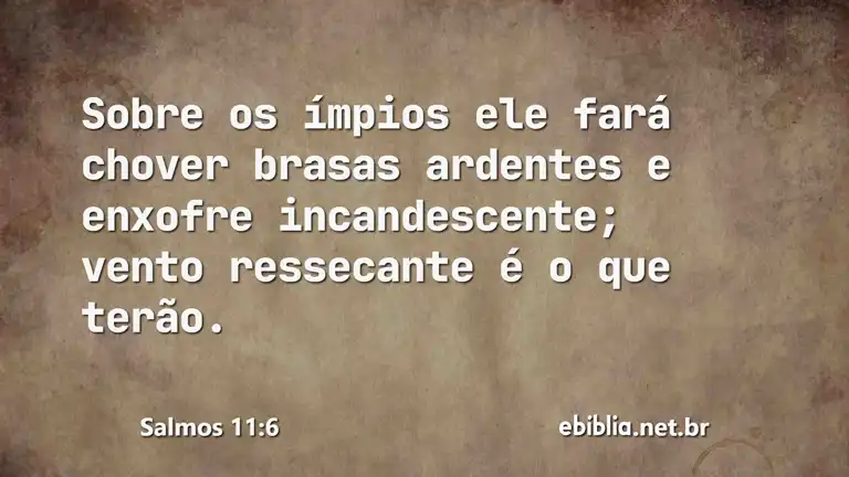 Salmos 11:6