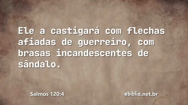 Salmos 120:4