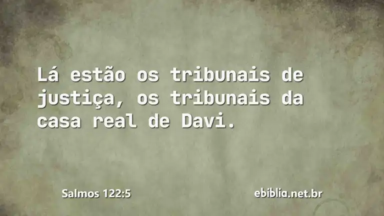 Salmos 122:5